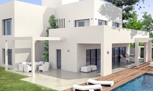 Nieuwe moderne villa´s te koop, beachside San Pedro, Marbella 