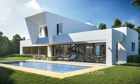 Nieuwe moderne villa´s in aanbouw te koop in Marbella – Benahavis 