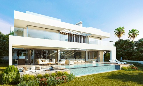 Luxe, modern-eigentijdse villa te koop met spectaculair zeezicht, Estepona, Costa del Sol 3998