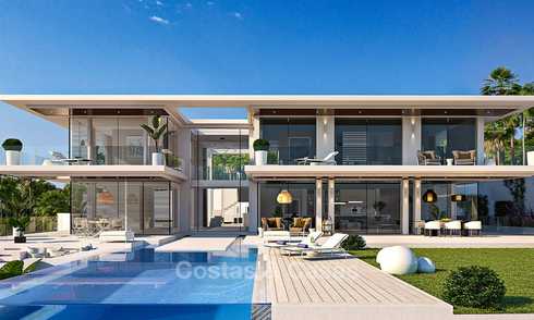 Indrukwekkende nieuwe moderne villa in Californische stijl te koop, met een prachtig uitzicht op zee, Benahavis - Marbella 6763