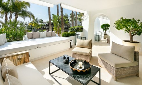 Gerenoveerd luxe appartement in Puente Romano te koop met zeezicht - Golden Mile, Marbella 9584