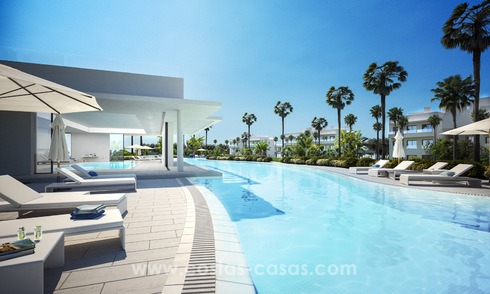 Enig-in-zijn-soort Instapklaar nieuw modern design appartement te koop met 4 slaapkamers in luxe resort in Marbella - Estepona 13465