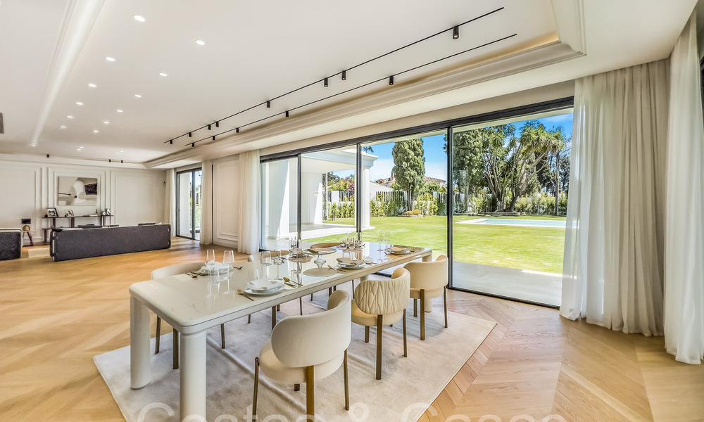 Nieuwe luxevilla's in een moderne klassieke stijl te koop op de prestigieuze Golden Mile in Marbella 69686