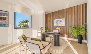 Exclusieve designvilla met panoramisch zeezicht te koop in het een vijfsterren golfresort in Marbella - Benahavis 74774 