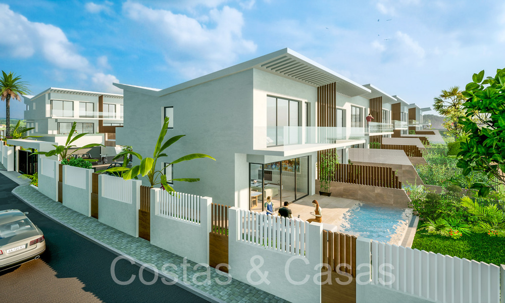 Nieuwe, eigentijdse luxe huizen te koop in de golfvallei van Mijas, Costa del Sol 68862