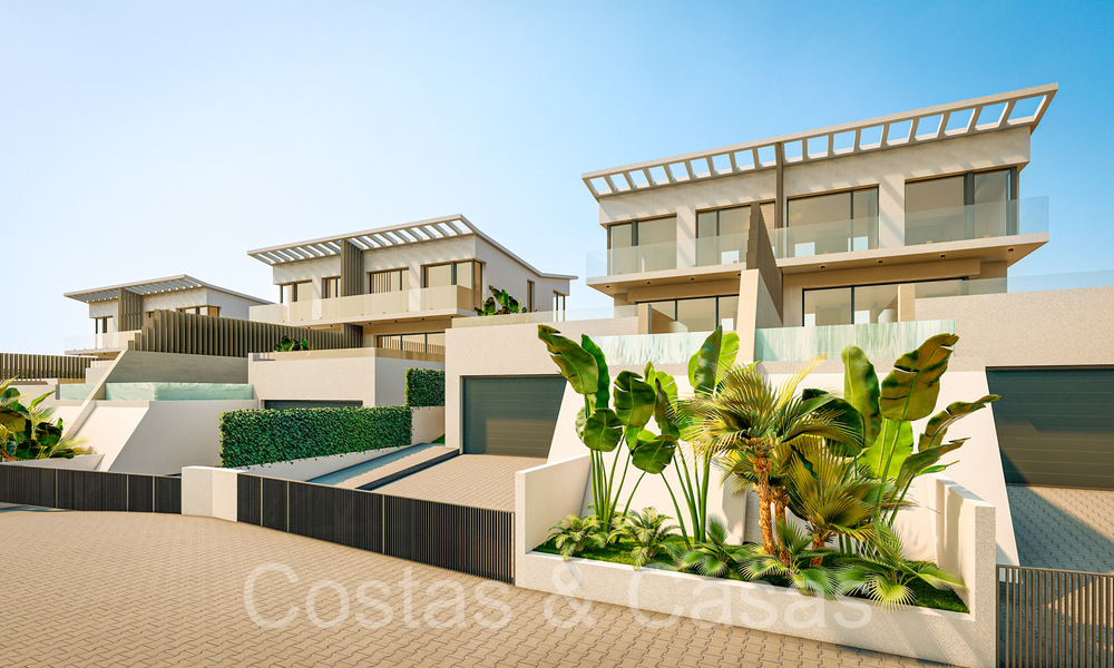 Nieuwe, eigentijdse luxe huizen te koop in de golfvallei van Mijas, Costa del Sol 68864