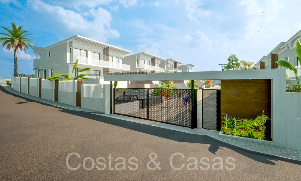 Nieuwe, eigentijdse luxe huizen te koop in de golfvallei van Mijas, Costa del Sol 68867