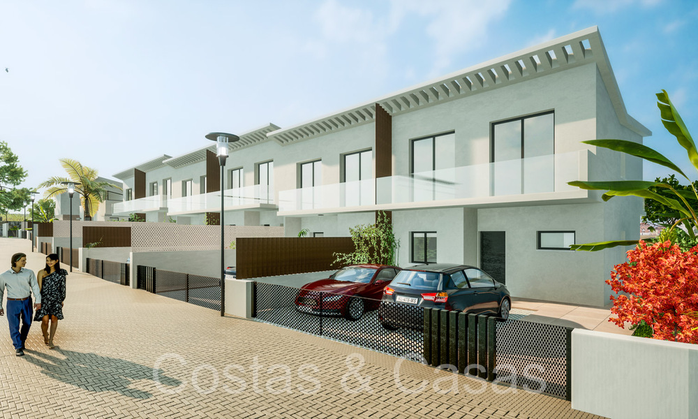 Nieuwe, eigentijdse luxe huizen te koop in de golfvallei van Mijas, Costa del Sol 68878