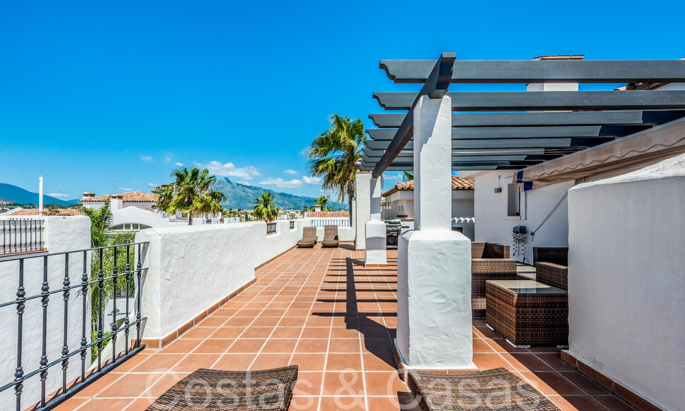 Beachside penthouse te koop op loopafstand van het strand en centrum in San Pedro, Marbella 67702