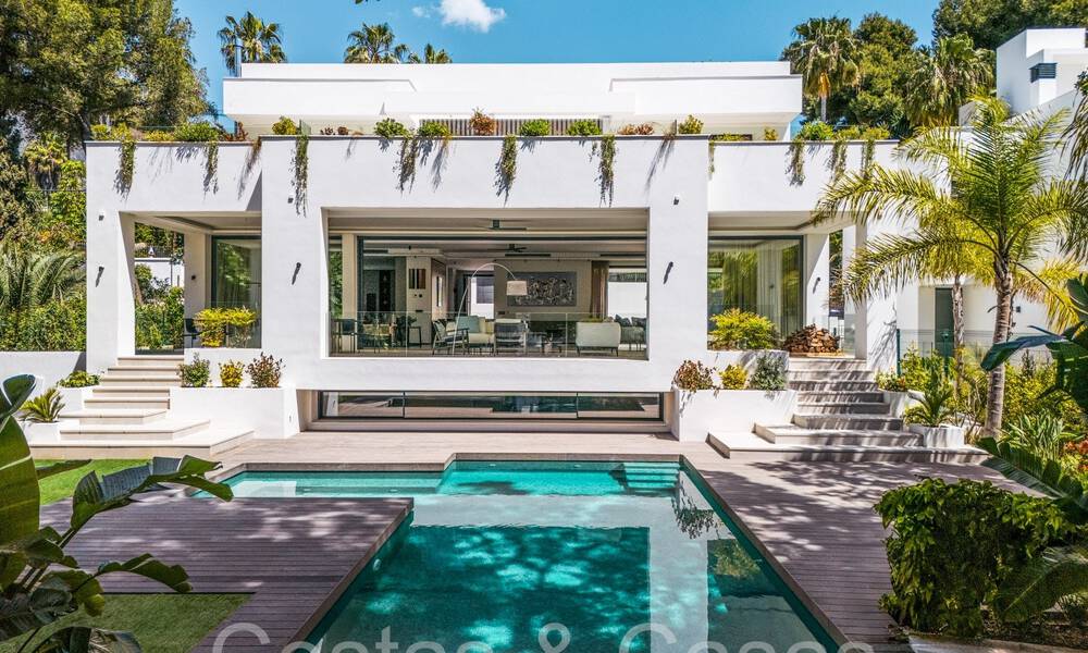 Luxueuze eco-vriendelijke villa te koop in een begeerde urbanisatie op de Golden Mile van Marbella 67810