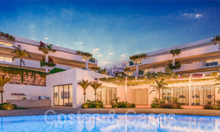 Eigentijdse front-line golf appartementen met zeezicht in een nieuw complex in Casares, Costa del Sol 67854 