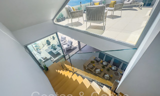 Luxueus, modern, duplex penthouse met panoramisch zeezicht te koop in Benalmadena, Costa del Sol 68027 