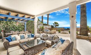 Luxevilla met open zeezicht te koop, direct aan het strand op de prestigieuze Golden Mile van Marbella 68360 