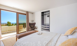 Instapklare, high-end designervilla te koop, frontlinie golf met zeezicht in Benahavis - Marbella 68412 