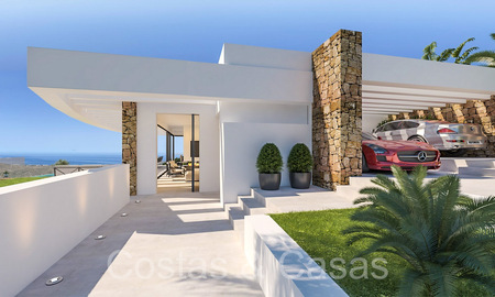 Off-plan villaproject met panoramisch zeezicht te koop in de heuvels van Mijas Pueblo, Costa del Sol 69737