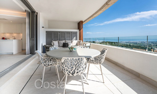 Instapklaar, prestigieus appartement met panoramisch zeezicht te koop in Marbella - Benahavis 68599 