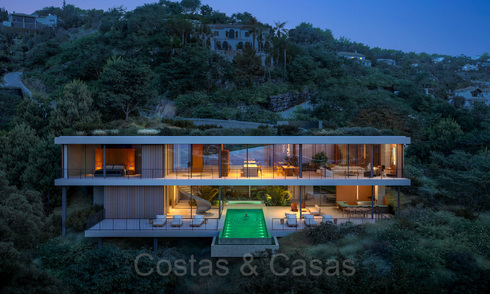 Nieuwe, geavanceerde designvilla te koop omgeven door natuur in de heuvels van Marbella - Benahavis 68998