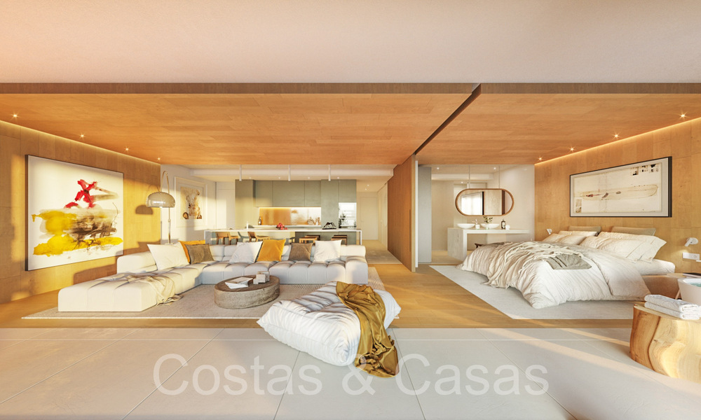 Nieuwe, exclusieve appartementen met avant-garde stijl te koop in een luxeresort in Fuengirola, Costa del Sol 68934