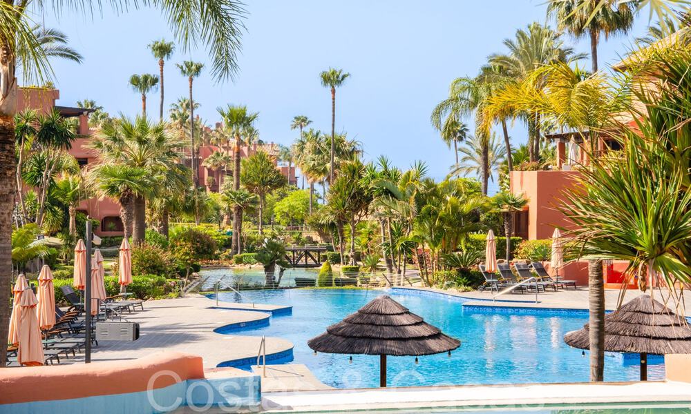 Superieur tuinappartement in een eersteklas complex aan het strand op de New Golden Mile tussen Marbella en Estepona 69390