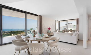 Instapklaar, eigentijds penthouse met panoramisch zeezicht te koop in een hoogstaand complex van Benahavis - Marbella 70011 