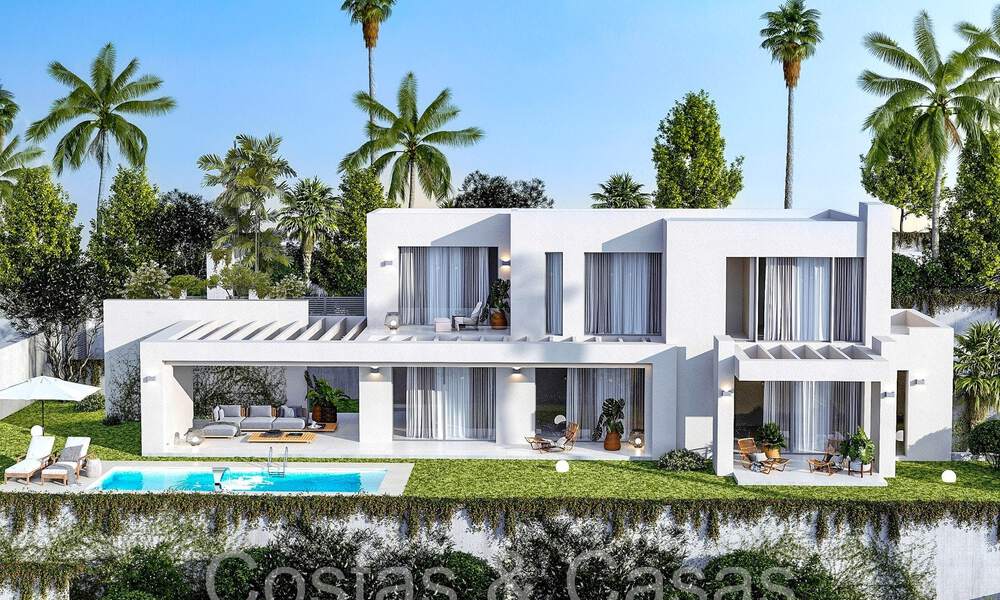 7 geavanceerde nieuwbouwvilla’s met panoramisch zeezicht te koop in de heuvels van Mijas Pueblo, Costa del Sol 70102