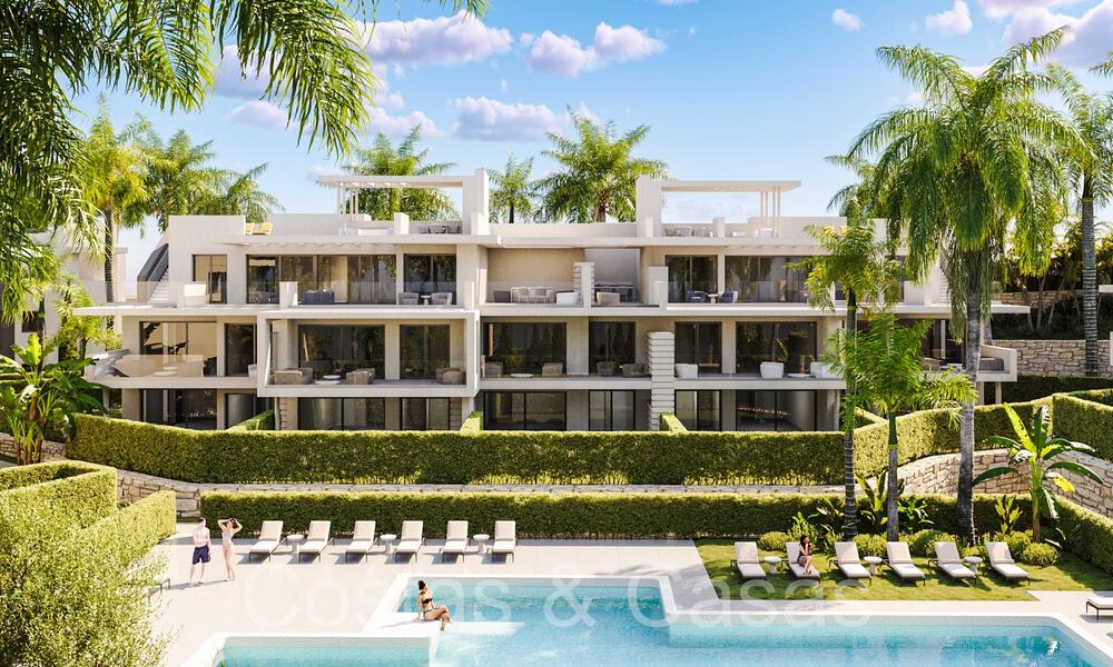 Nieuw project met luxe appartementen en penthouses te koop op loopastand van het strand in Estepona 71078