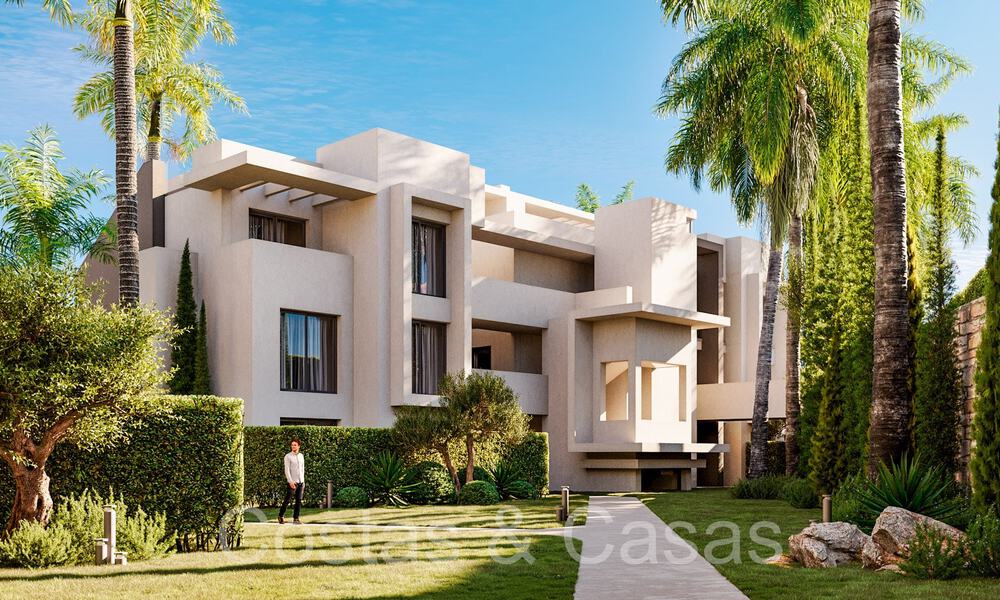 Nieuw project met luxe appartementen en penthouses te koop op loopastand van het strand in Estepona 71081