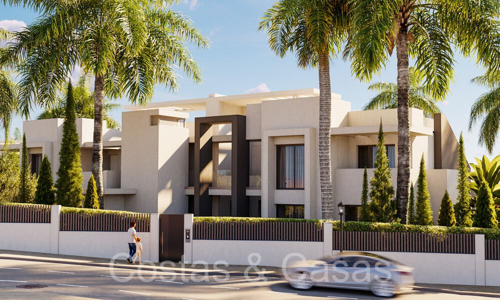 Nieuw project met luxe appartementen en penthouses te koop op loopastand van het strand in Estepona 71086