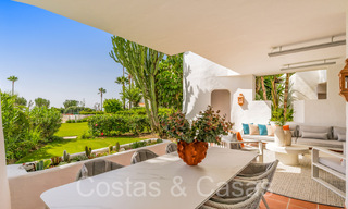 Volledig gerenoveerd gelijkvloers appartement te koop, in een strandcomplex op de New Golden Mile tussen Marbella en Estepona 71278 