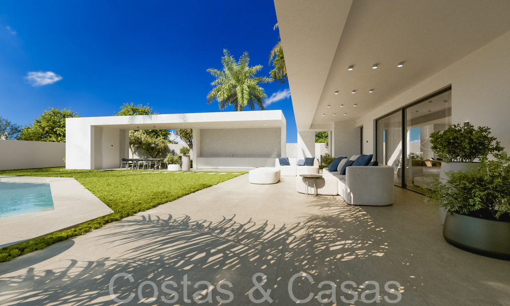 Eersteklas nieuwbouwvilla met eigentijds design te koop in het exclusieve Cascada de Camojan op Marbella’s Golden Mile 71317