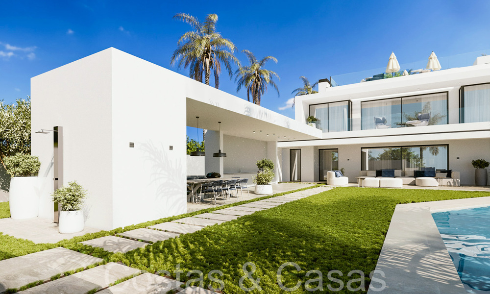 Eersteklas nieuwbouwvilla met eigentijds design te koop in het exclusieve Cascada de Camojan op Marbella’s Golden Mile 71325