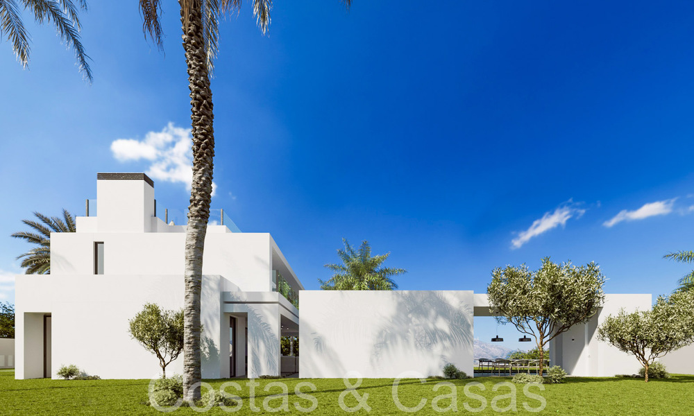 Eersteklas nieuwbouwvilla met eigentijds design te koop in het exclusieve Cascada de Camojan op Marbella’s Golden Mile 71327