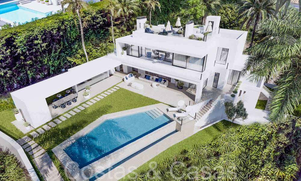 Eersteklas nieuwbouwvilla met eigentijds design te koop in het exclusieve Cascada de Camojan op Marbella’s Golden Mile 71349