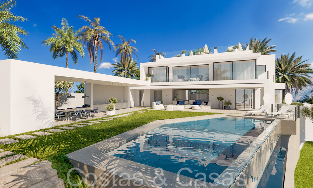 Eersteklas nieuwbouwvilla met eigentijds design te koop in het exclusieve Cascada de Camojan op Marbella’s Golden Mile 71354