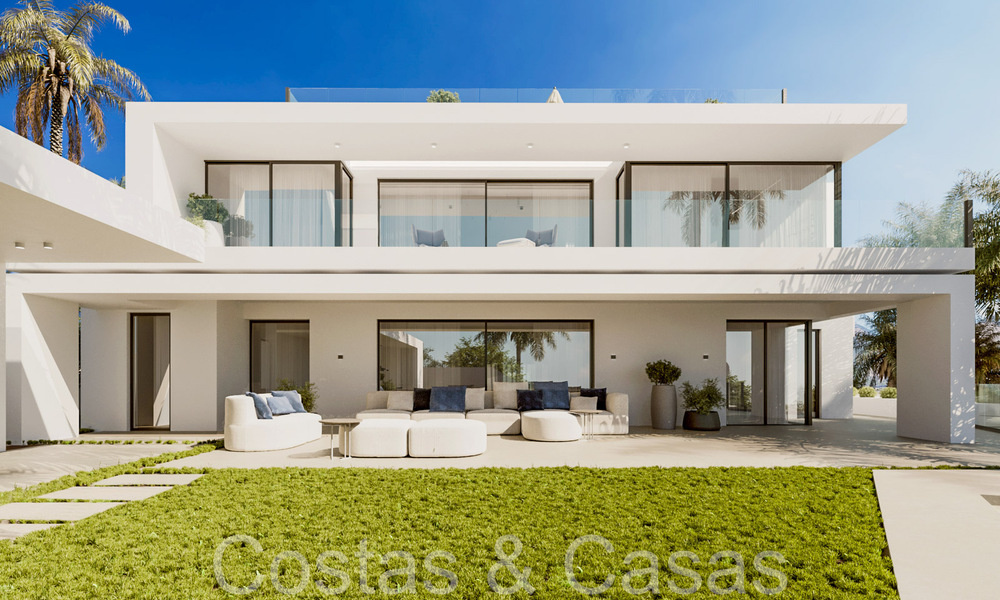 Eersteklas nieuwbouwvilla met eigentijds design te koop in het exclusieve Cascada de Camojan op Marbella’s Golden Mile 71356