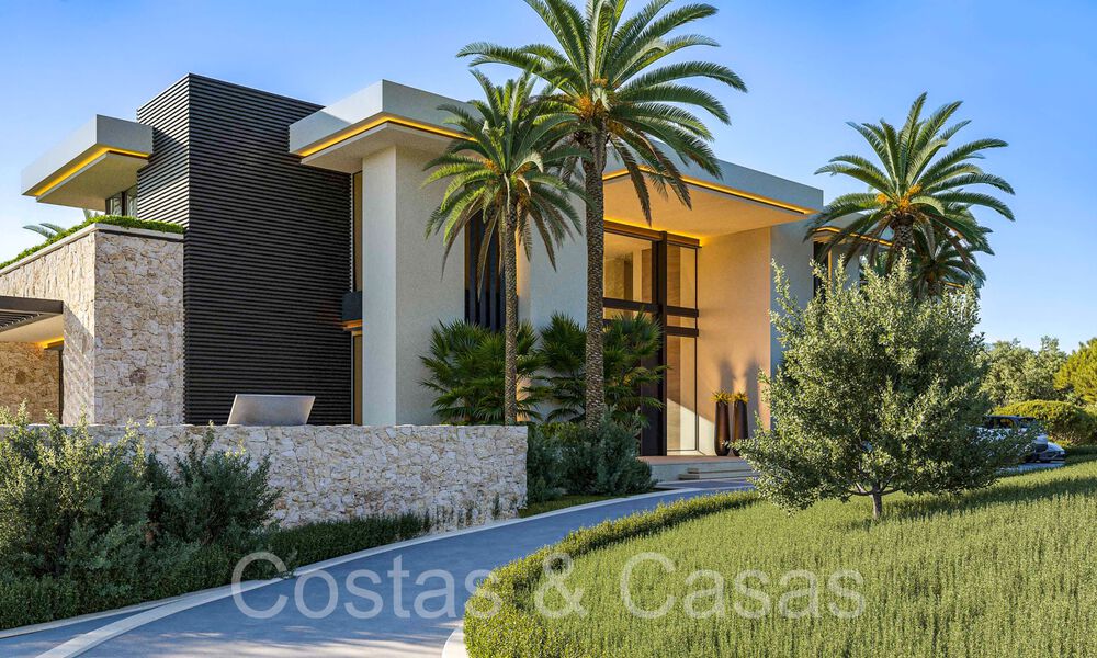 Majestueuze boutique villa te koop, met zeezicht, in het meest exclusieve La Zagaleta Golfresort in Benahavis - Marbella 71424