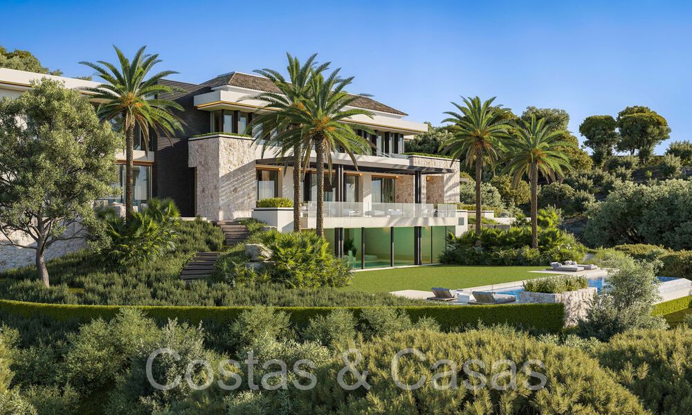 Majestueuze boutique villa te koop, met zeezicht, in het meest exclusieve La Zagaleta Golfresort in Benahavis - Marbella 71430