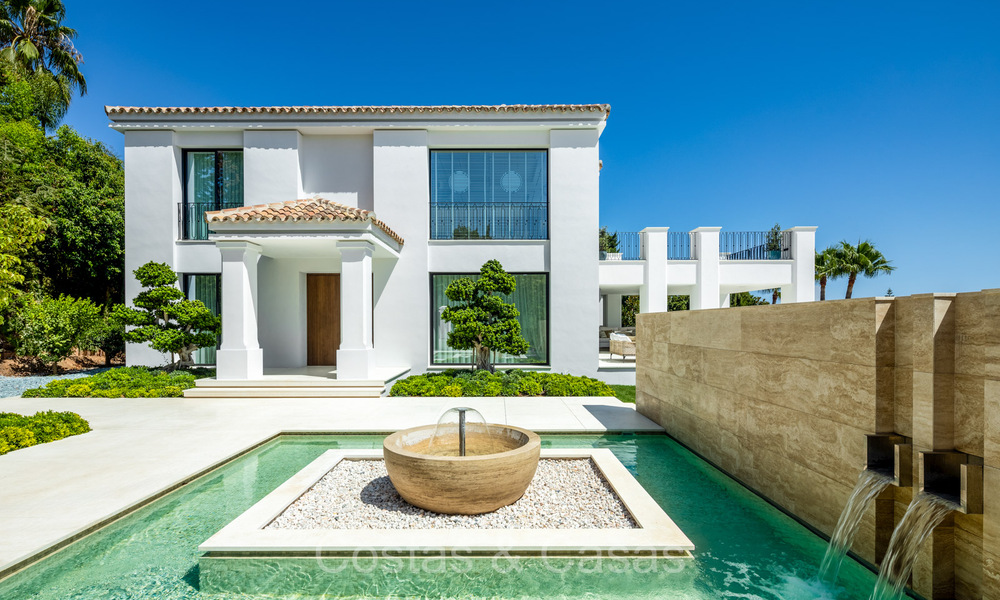 Statige luxevilla met een modere Mediterrane architectuur te koop in de prestigieuze villawijk Sierra Blanca in Marbella 72441