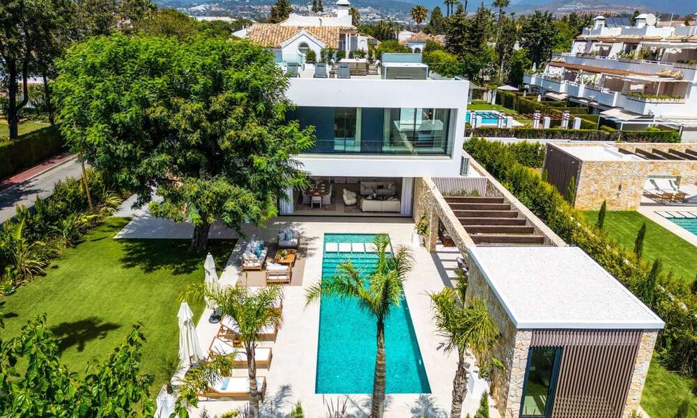 Nieuwe, state-of-the-art luxevilla te koop, op loopafstand van het strand van San Pedro, Marbella 72516