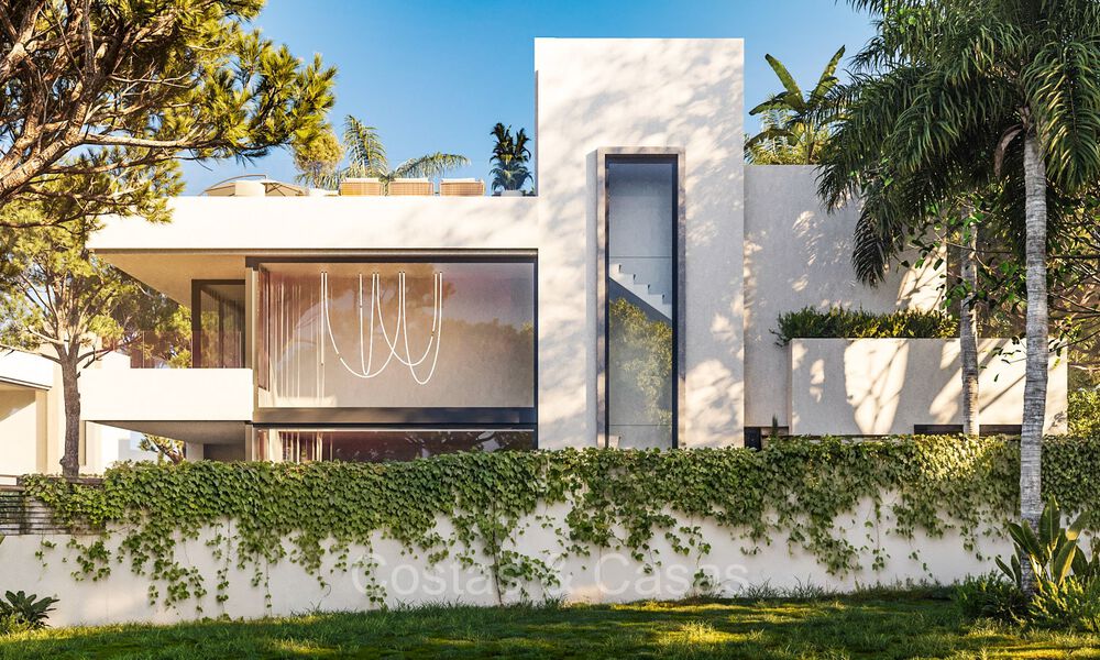 Moderne nieuwebouwvilla’s te koop op enkele meters van het strand ten oosten van Marbella centrum 72685