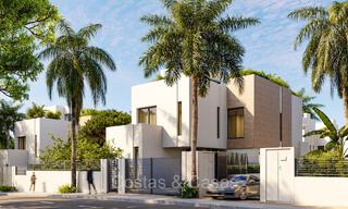 Moderne nieuwebouwvilla’s te koop op enkele meters van het strand ten oosten van Marbella centrum 72686 