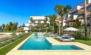 Nieuwe boutique appartementen en huizen in een eerstelijnsstrand complex te koop in Manilva aan de Costa del Sol 73502 