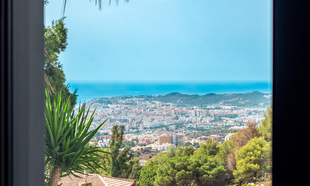 Prachtige villa in eigentijdse mediterrane stijl te koop met panoramisch zeezicht in de heuvels van Mijas, Costa del Sol 73649