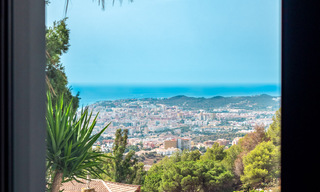 Prachtige villa in eigentijdse mediterrane stijl te koop met panoramisch zeezicht in de heuvels van Mijas, Costa del Sol 73649 