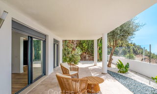 Prachtige villa in eigentijdse mediterrane stijl te koop met panoramisch zeezicht in de heuvels van Mijas, Costa del Sol 73673 