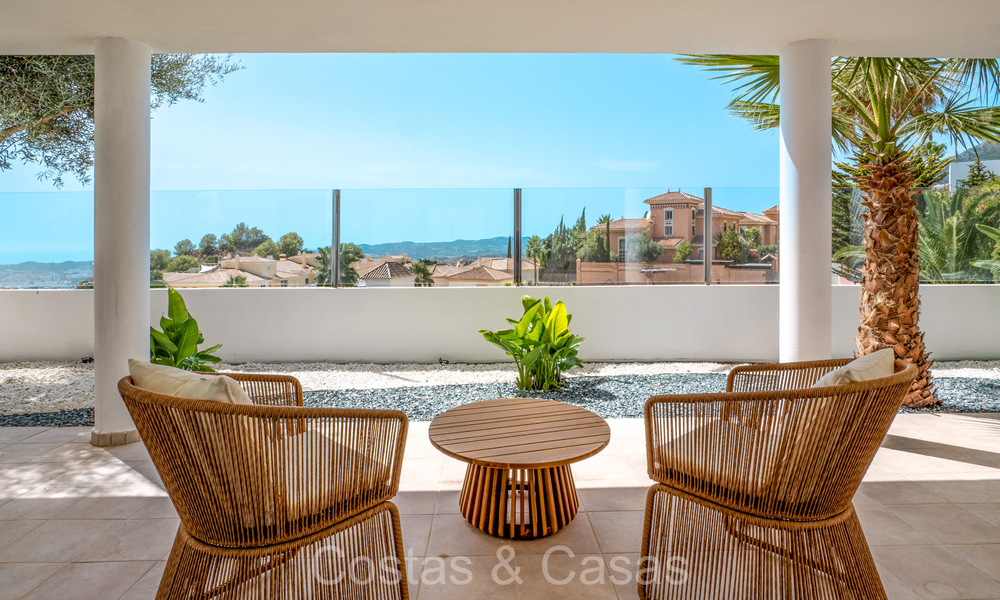 Prachtige villa in eigentijdse mediterrane stijl te koop met panoramisch zeezicht in de heuvels van Mijas, Costa del Sol 73675