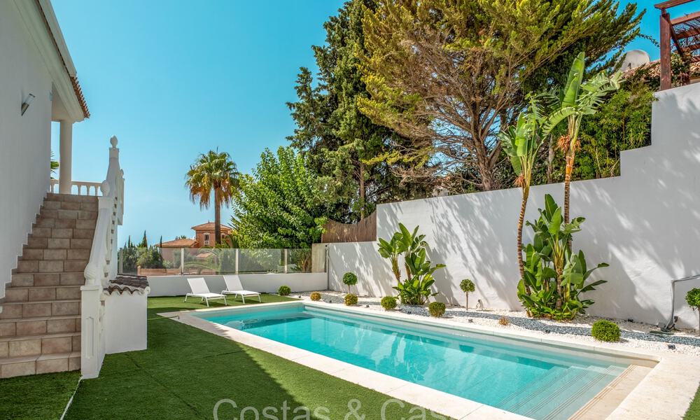 Prachtige villa in eigentijdse mediterrane stijl te koop met panoramisch zeezicht in de heuvels van Mijas, Costa del Sol 73678