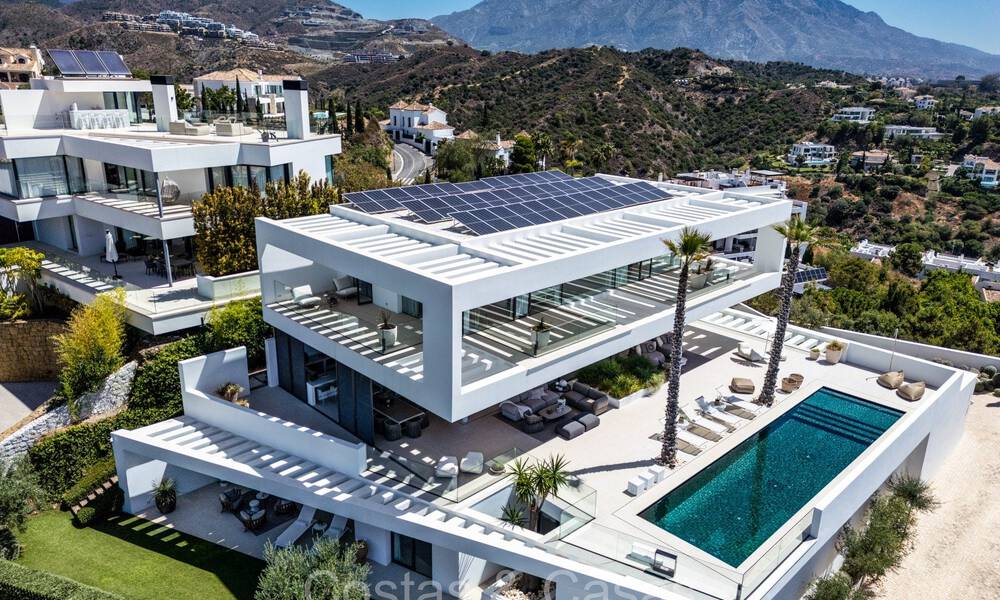 Majestueuze designervilla met geavanceerde architectuur te koop in La Quinta, Benahavis - Marbella 73977