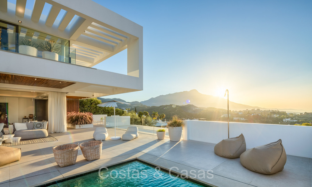 Majestueuze designervilla met geavanceerde architectuur te koop in La Quinta, Benahavis - Marbella 73979