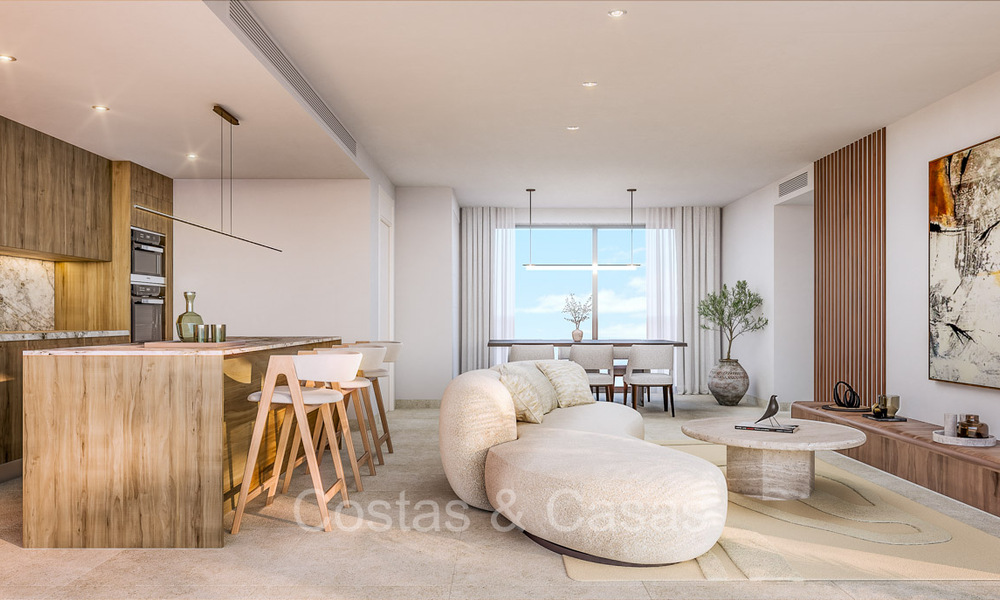 Nieuw op de markt. Stijlvolle appartementen met fenomenaal zeezicht te koop in een luxeresort in Fuengirola, Costa del Sol 74358